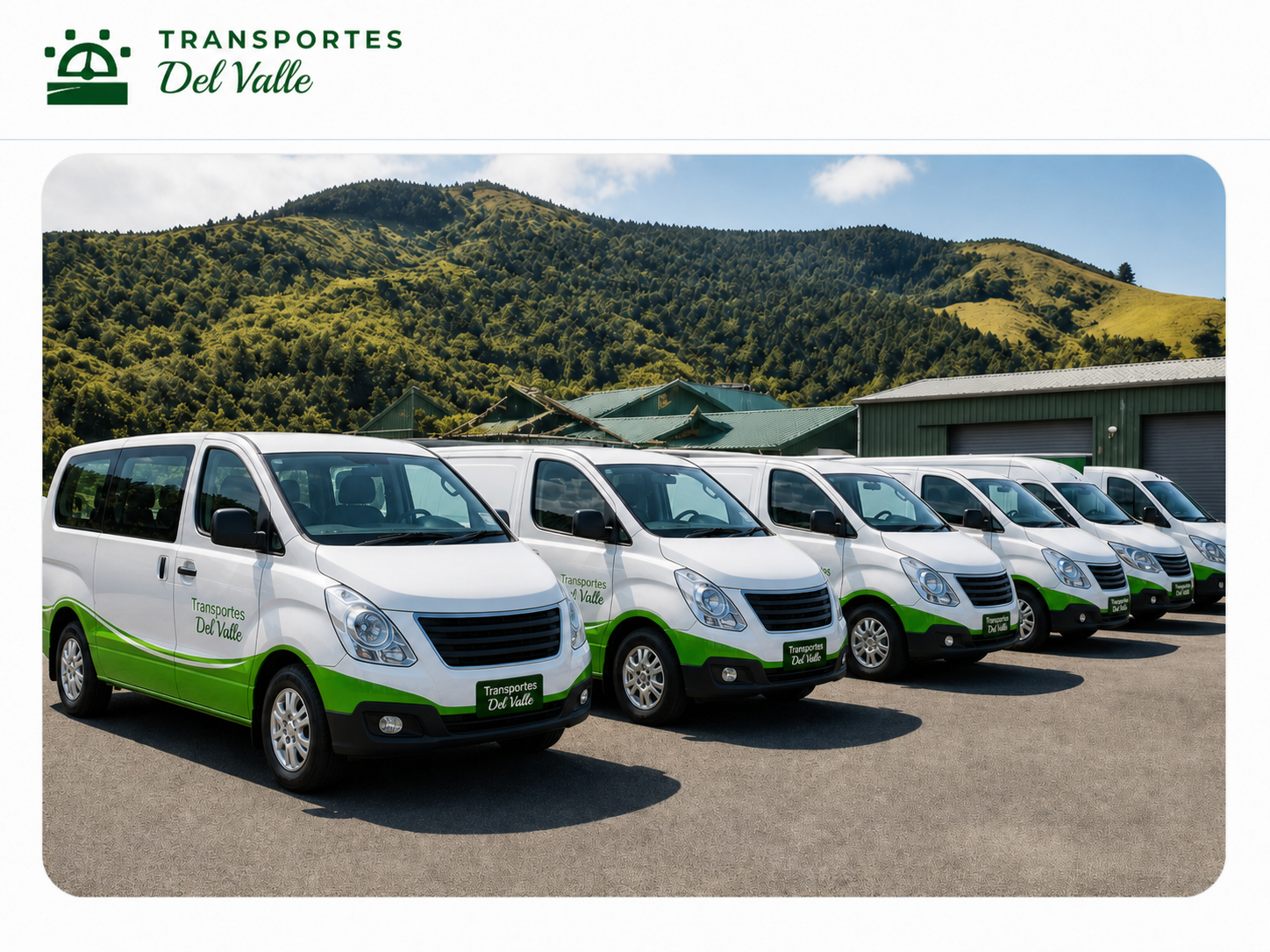 Flota de vehículos corporativos de Transportes Del Valle